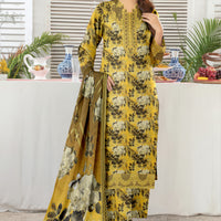 HAWIC Vol 2648 Ready to Wear – 3 Piece Stitched Lawn Suit with Organza Dupatta — 1