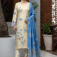 Vol 2617 SASSI – Stitched Lawn 3 Piece Suit — 1