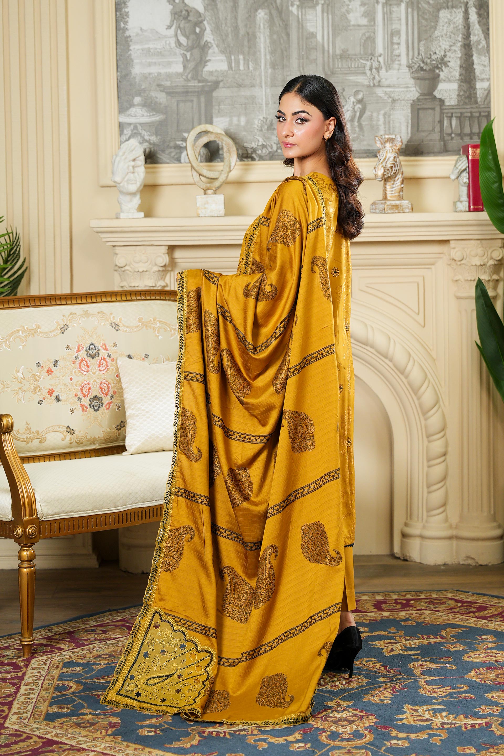 SASSI Viscose EMB Shirt & Dupatta Vol-2427