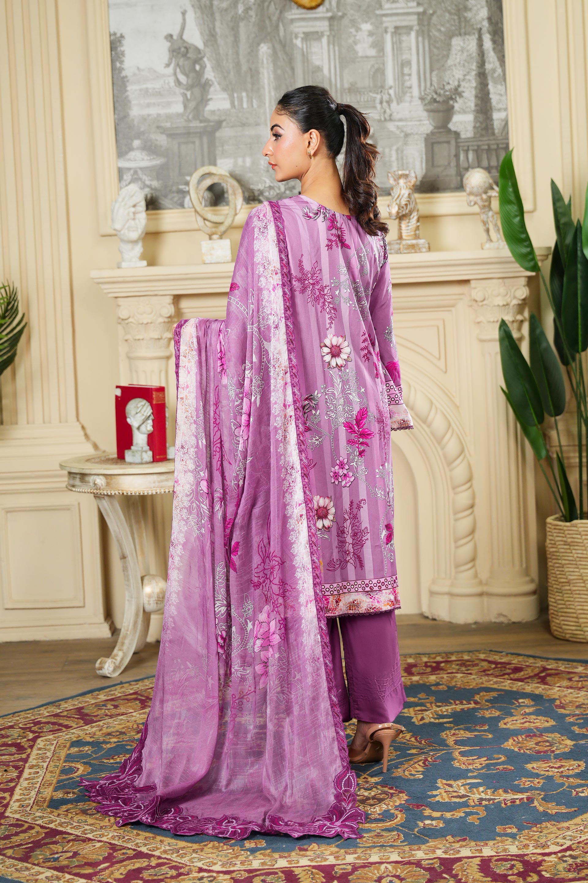 SASSI Viscose PRINT Shirt & Dupatta Vol-2464
