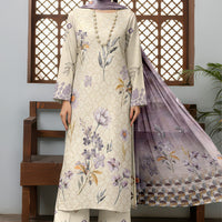 Vol 2617 SASSI – Stitched Lawn 3 Piece Suit — 1