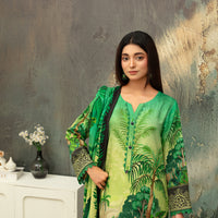 SASSI Vol 3598 – 3 Piece Unstitched Print Viscose Suit — 2