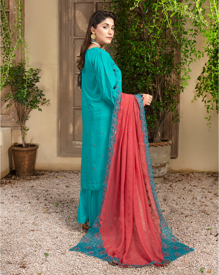 SASSI Viscose EMB Shirt & Dupatta Vol-2412