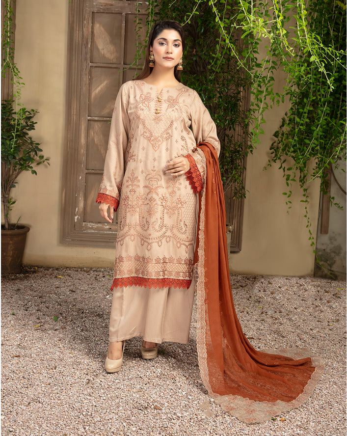 SASSI Viscose EMB Shirt & Dupatta Vol-2412