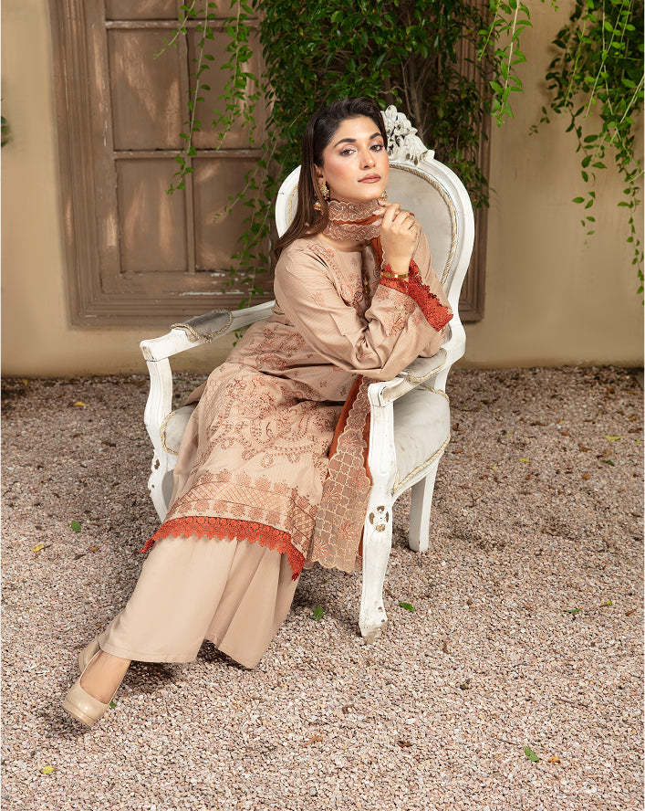 SASSI Viscose EMB Shirt & Dupatta Vol-2412