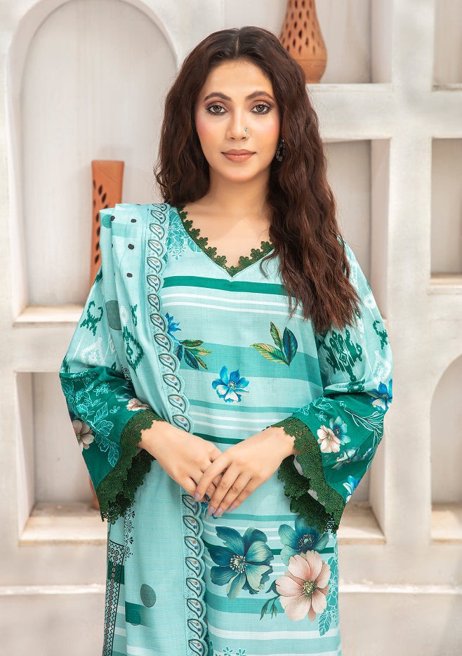 SASSI Viscose EMB Shirt & Dupatta Vol-2462