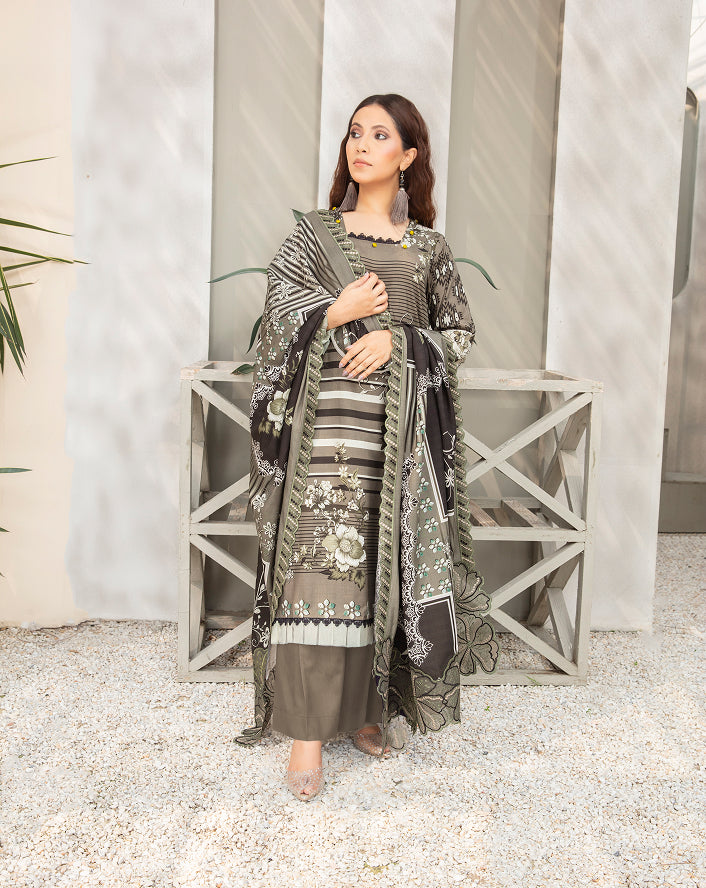 SASSI Viscose EMB Shirt & Dupatta Vol-2462