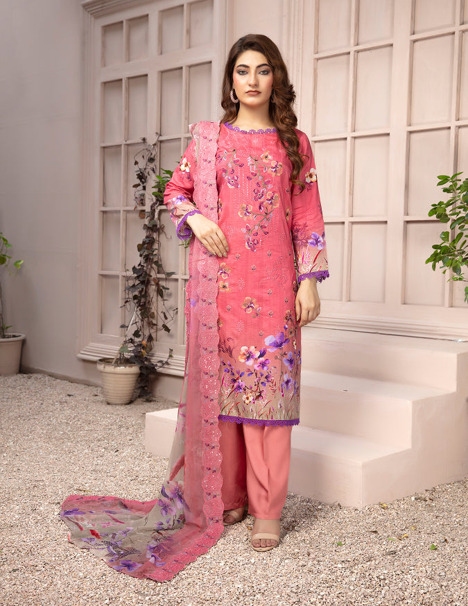 SASSI Viscose EMB Shirt & Dupatta Vol-2451
