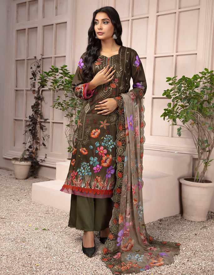 SASSI Viscose EMB Shirt & Dupatta Vol-2451
