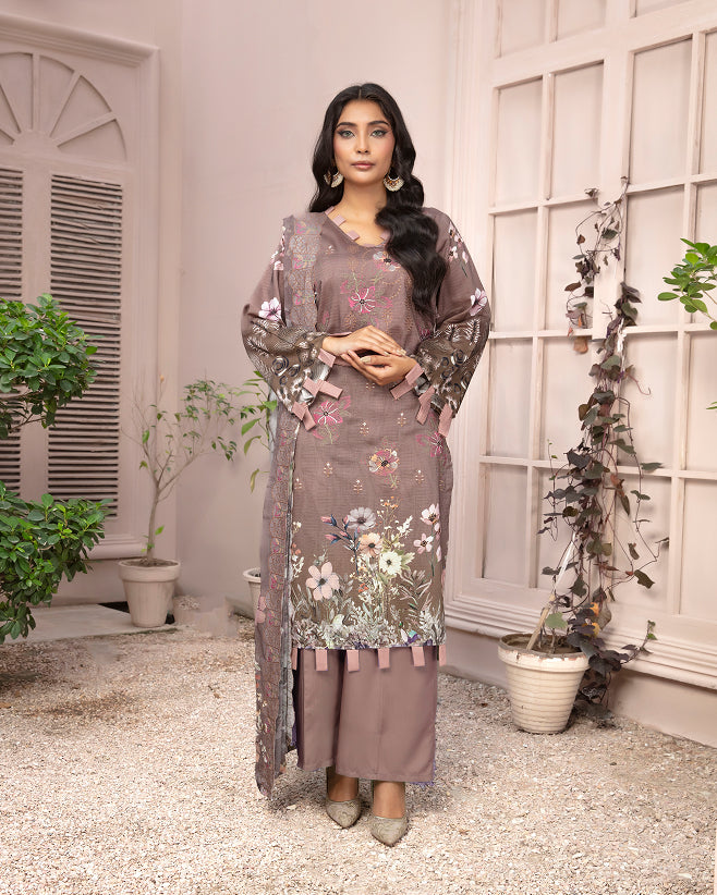 SASSI Viscose EMB Shirt & Dupatta Vol-2451