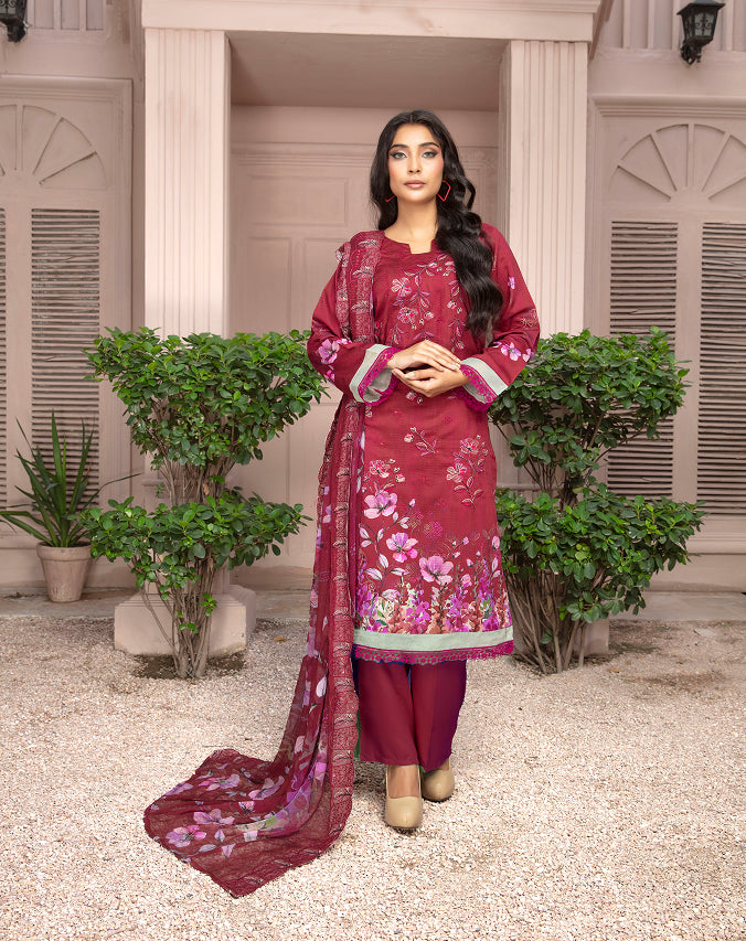 SASSI Viscose EMB Shirt & Dupatta Vol-2451