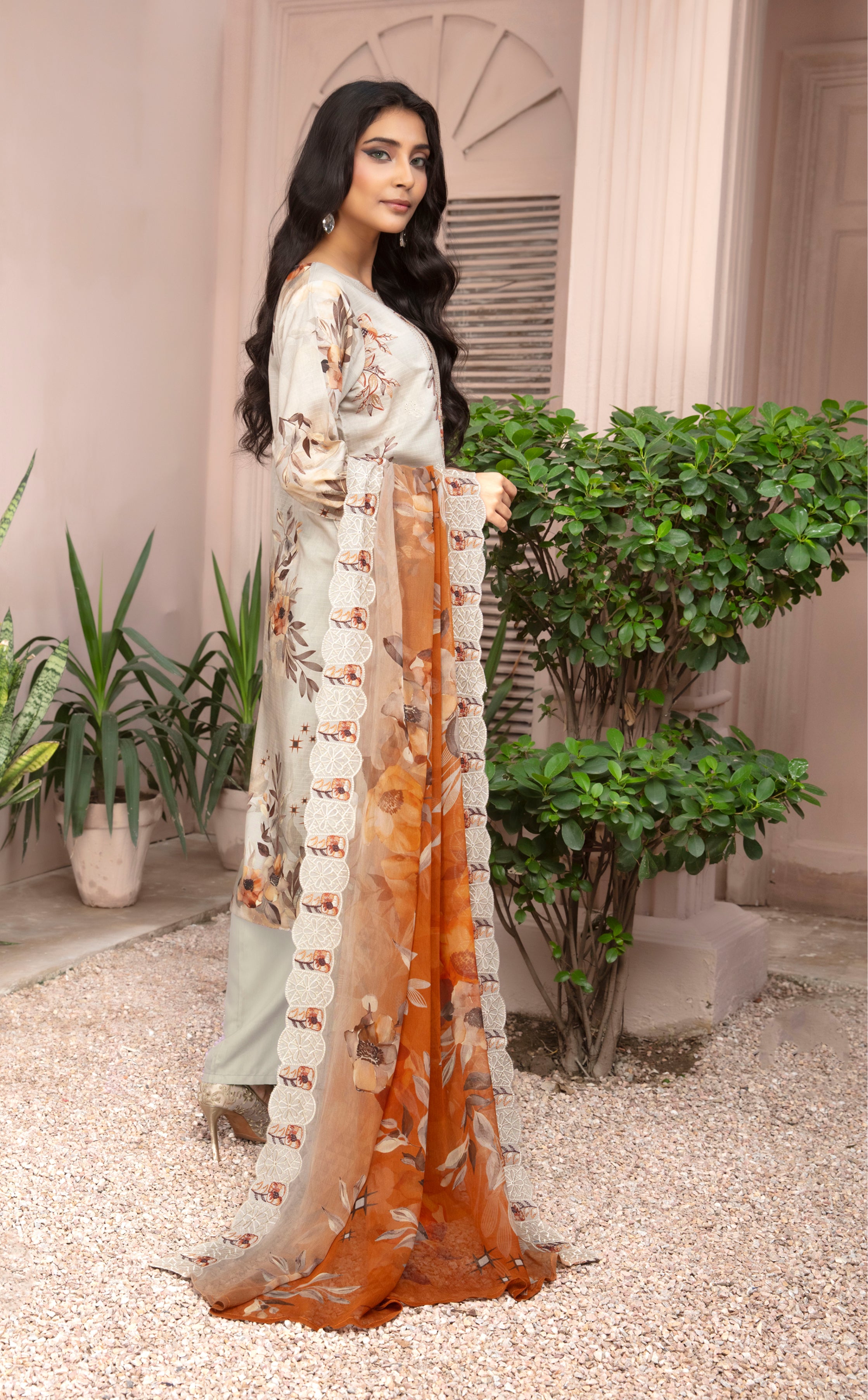 SASSI Viscose EMB Shirt & Dupatta Vol-2451