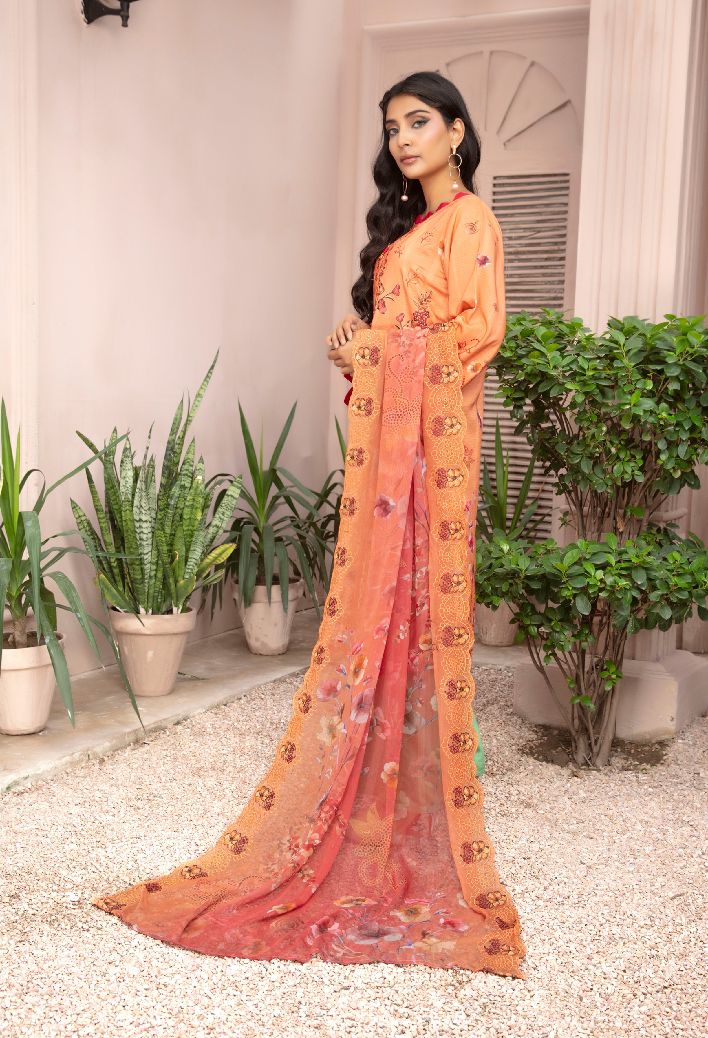 SASSI Viscose EMB Shirt & Dupatta Vol-2451