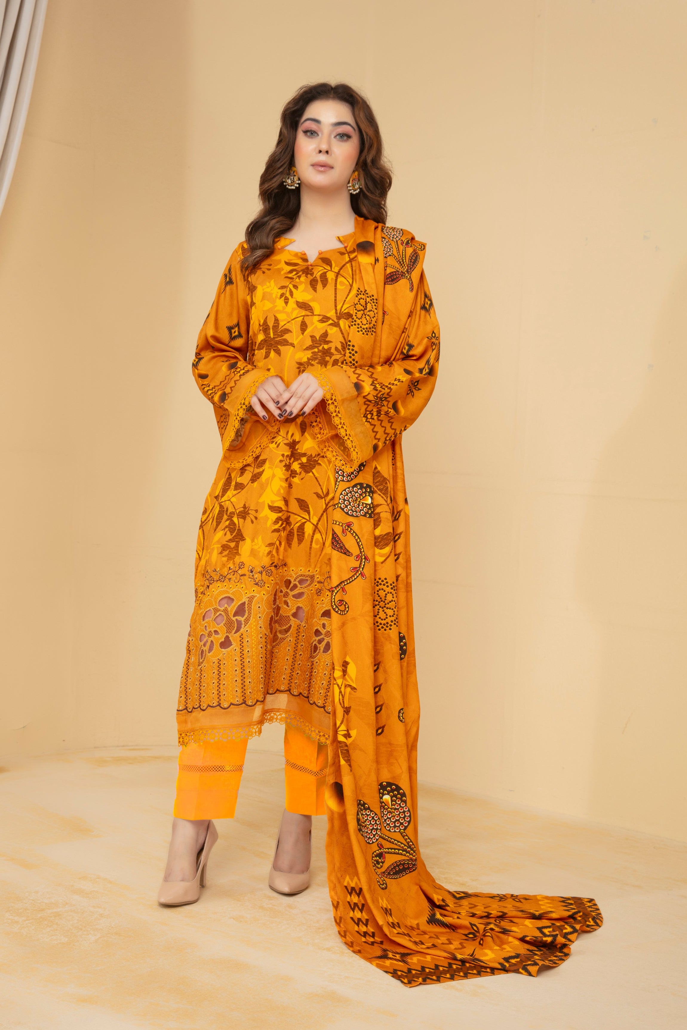 SASSI Viscose EMB Shirt & Dupatta Vol-2453