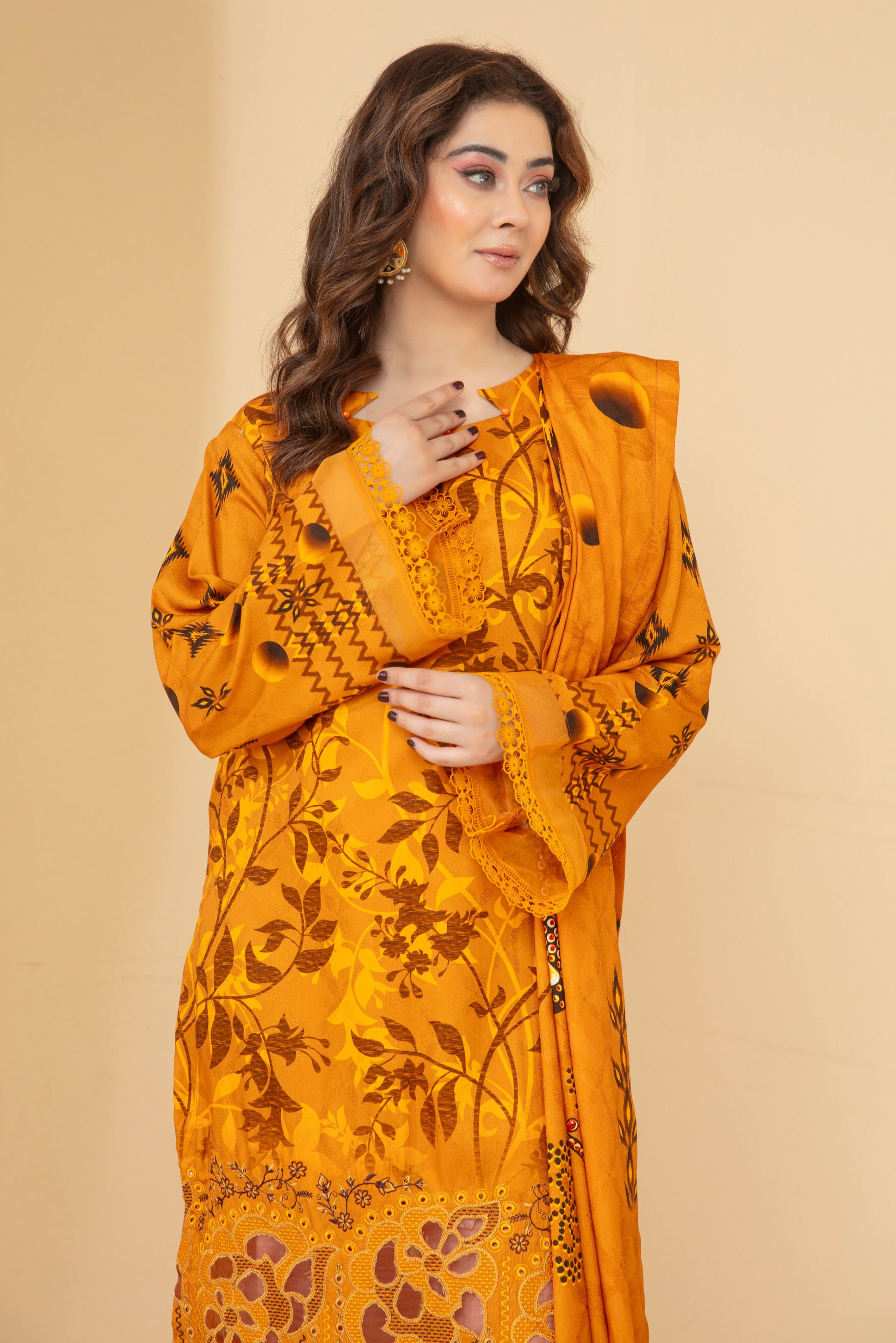 SASSI Viscose EMB Shirt & Dupatta Vol-2453