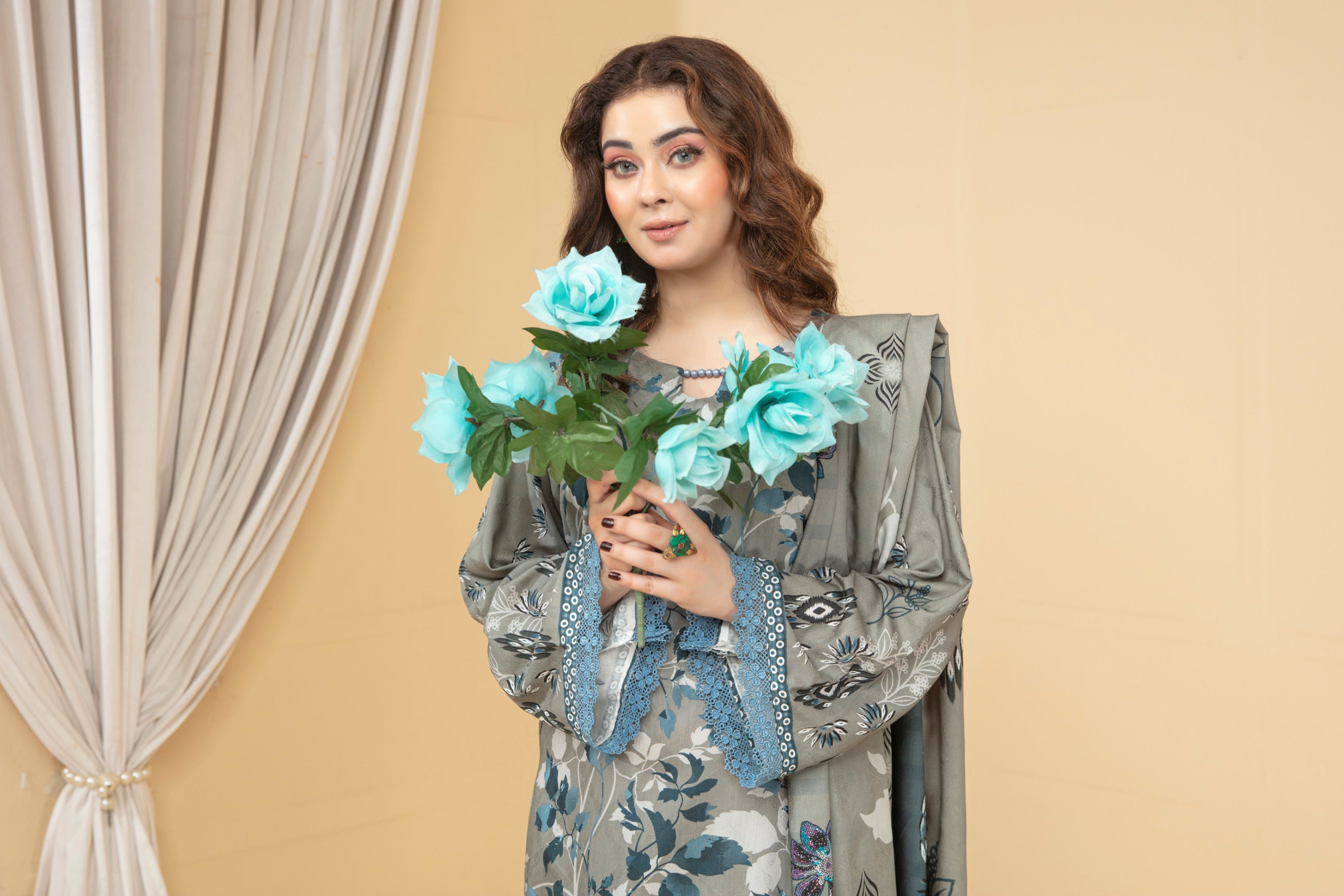 SASSI Viscose EMB Shirt & Dupatta Vol-2453