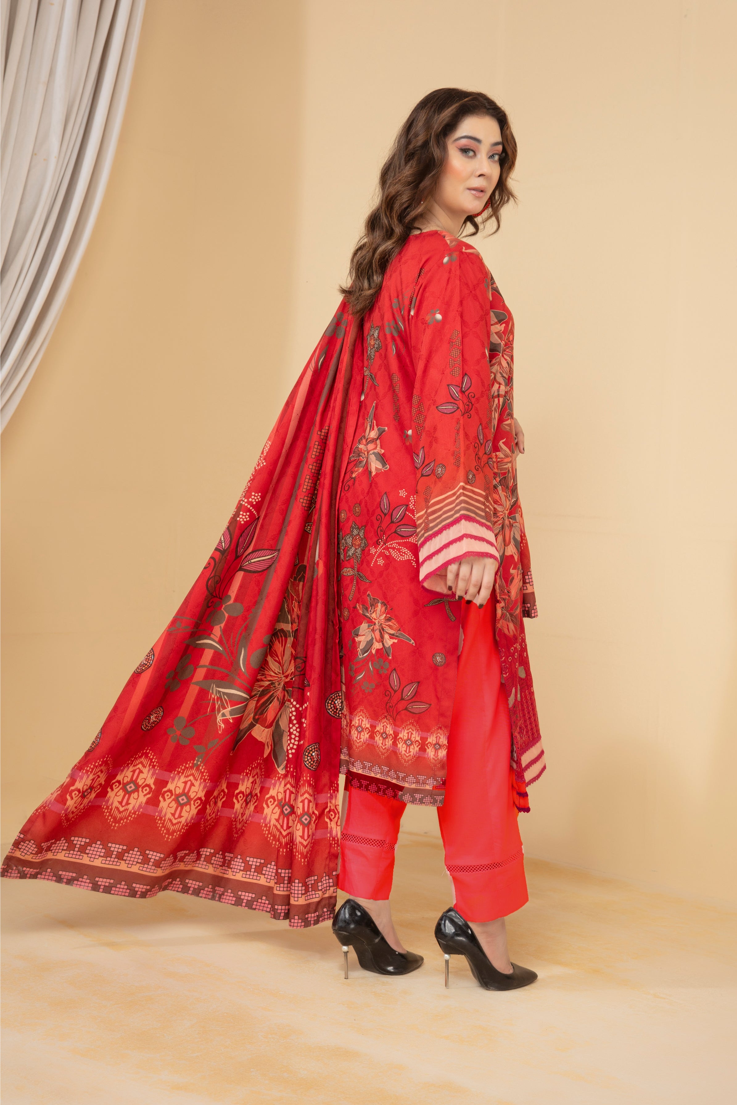 SASSI Viscose EMB Shirt & Dupatta Vol-2453