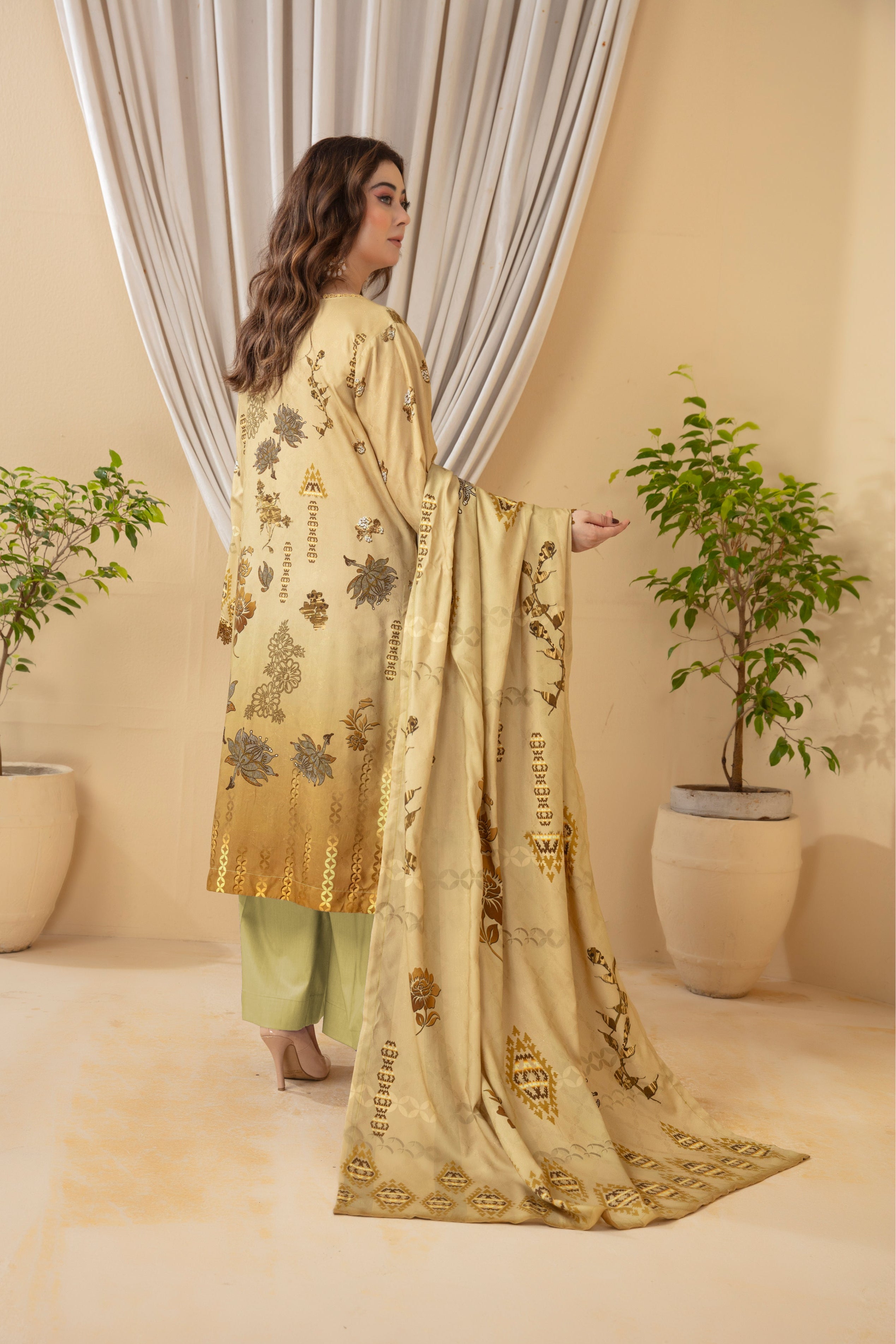 SASSI Viscose EMB Shirt & Dupatta Vol-2453