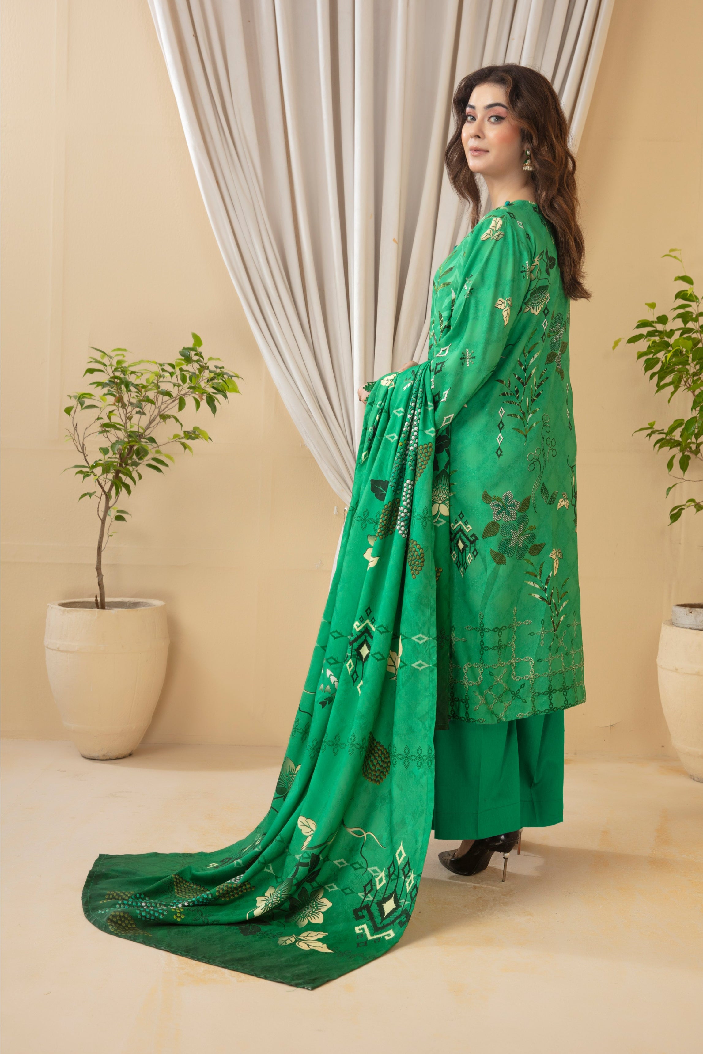 SASSI Viscose EMB Shirt & Dupatta Vol-2453