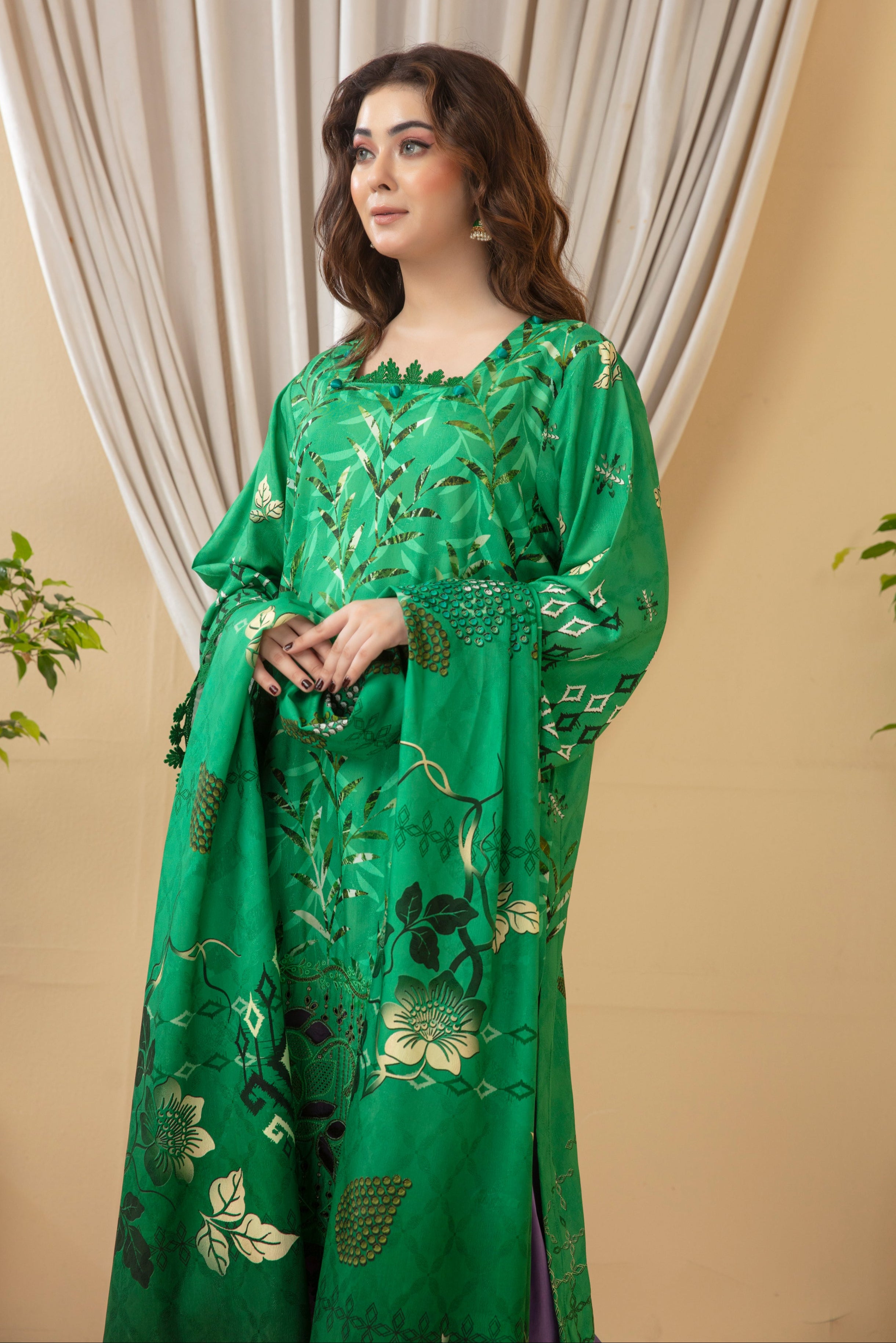 SASSI Viscose EMB Shirt & Dupatta Vol-2453