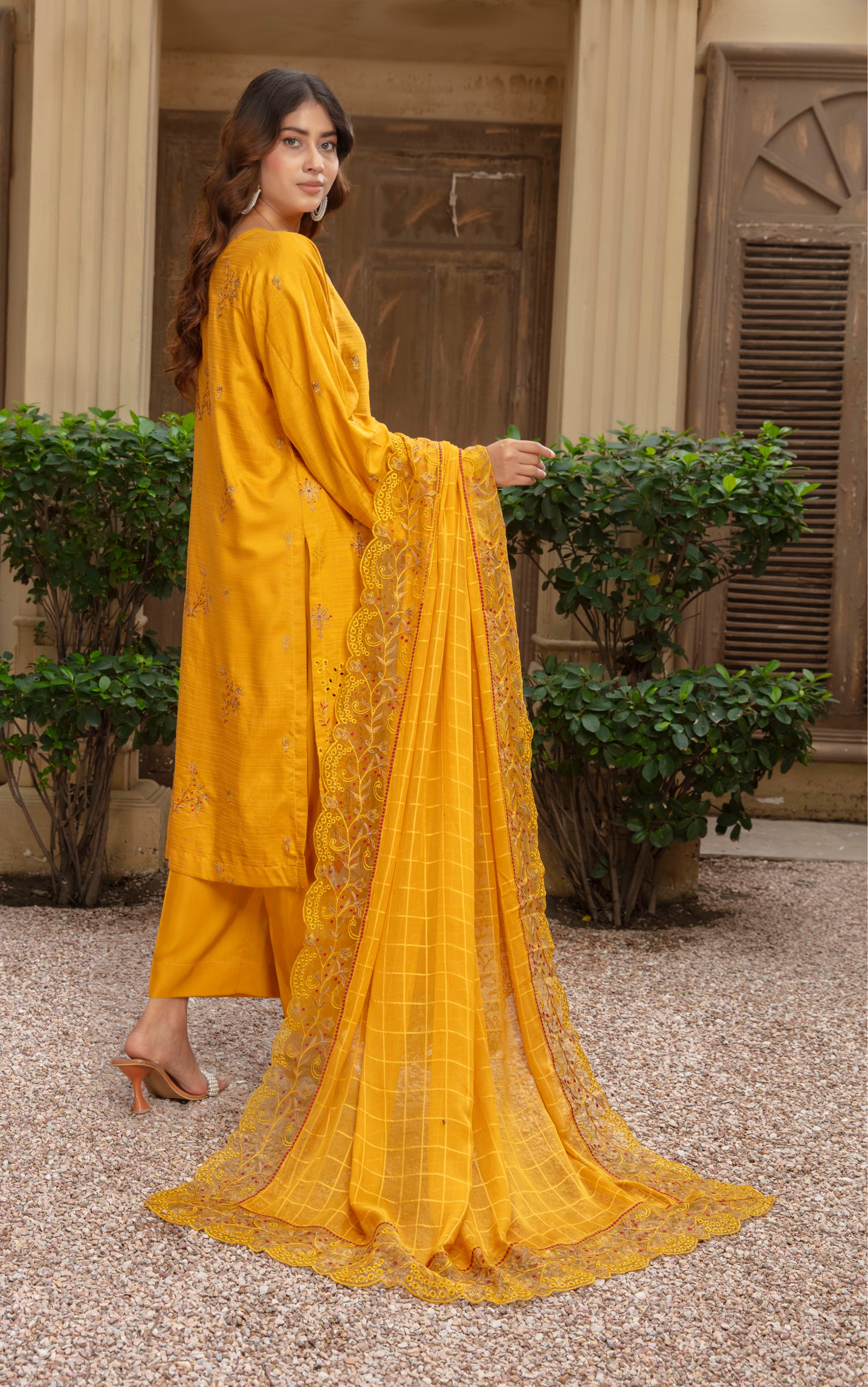 SASSI Viscose EMB Shirt & Dupatta Vol-2401