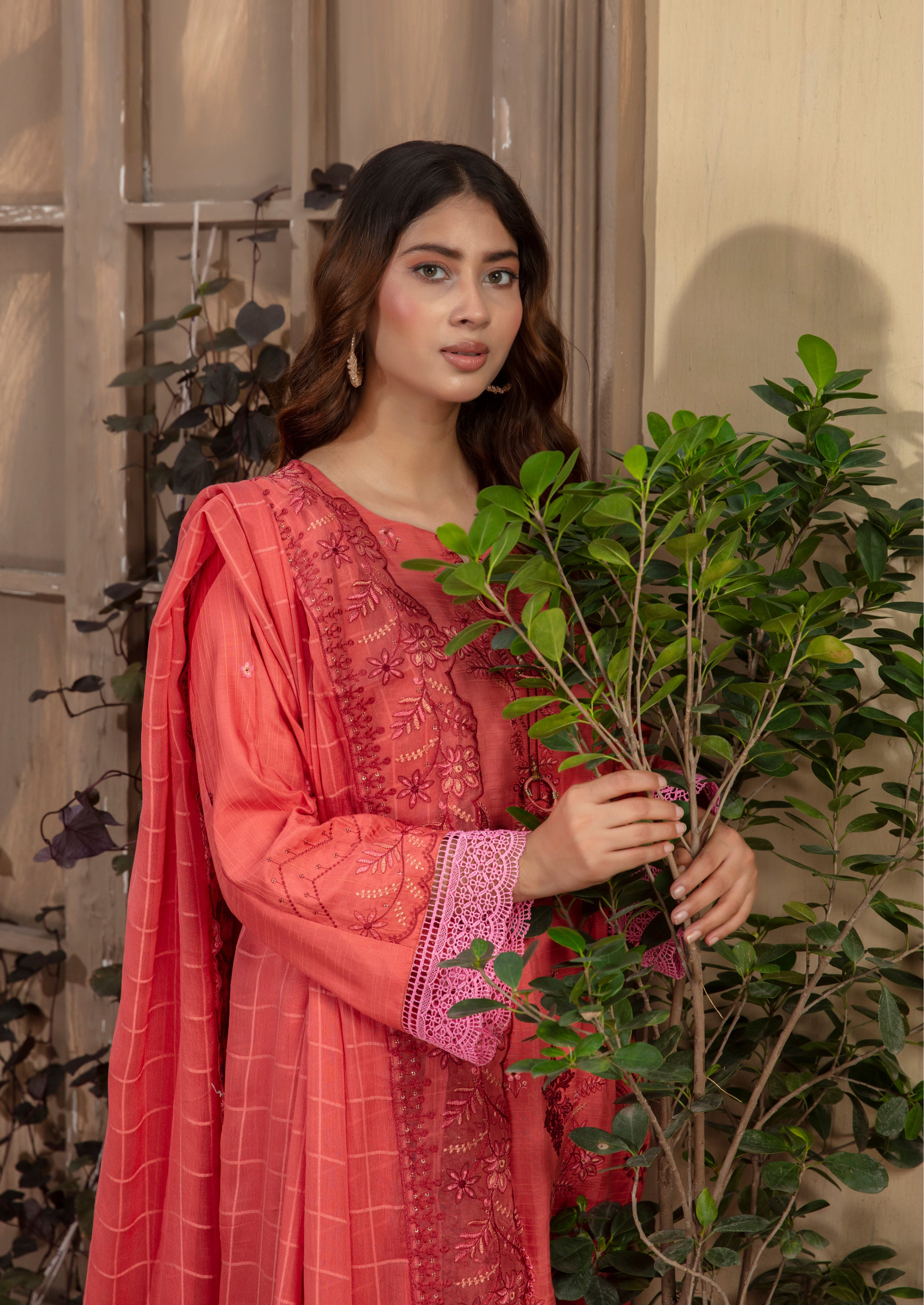 SASSI Viscose EMB Shirt & Dupatta Vol-2401