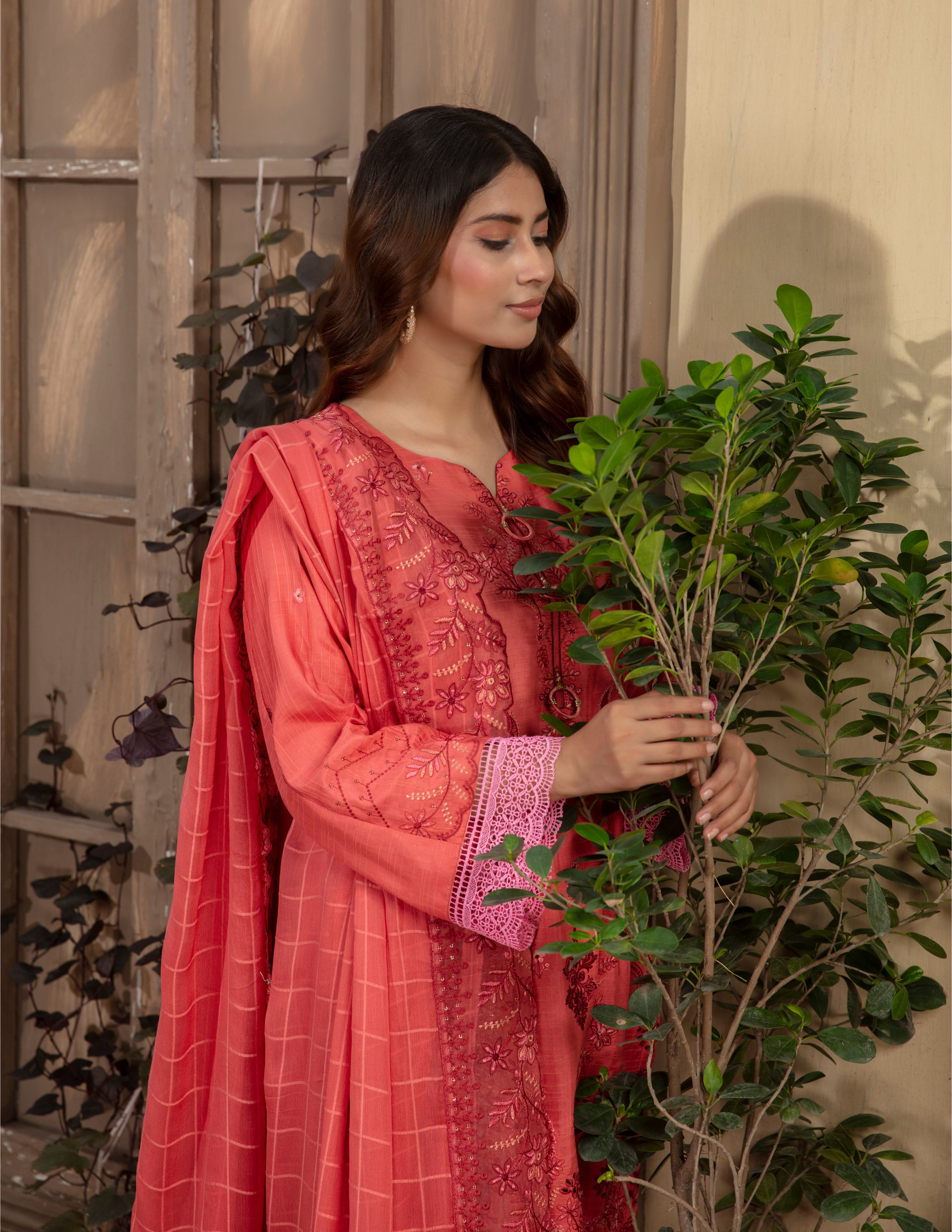 SASSI Viscose EMB Shirt & Dupatta Vol-2401
