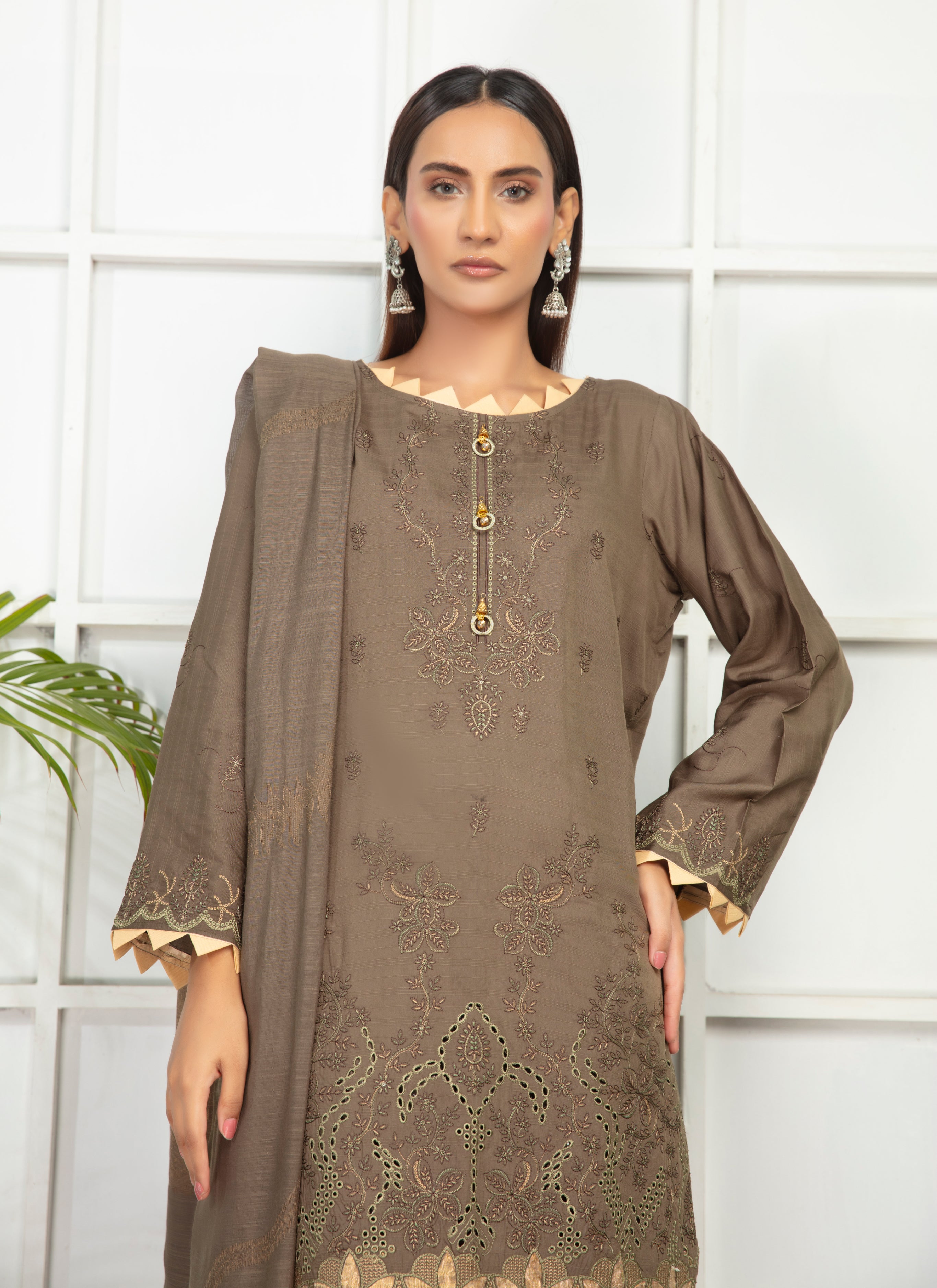 SASSI Viscose EMB Shirt & Dupatta Vol-2417