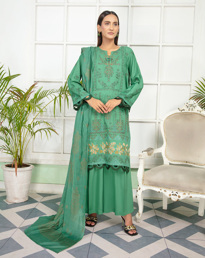 SASSI Viscose EMB Shirt & Dupatta Vol-2417