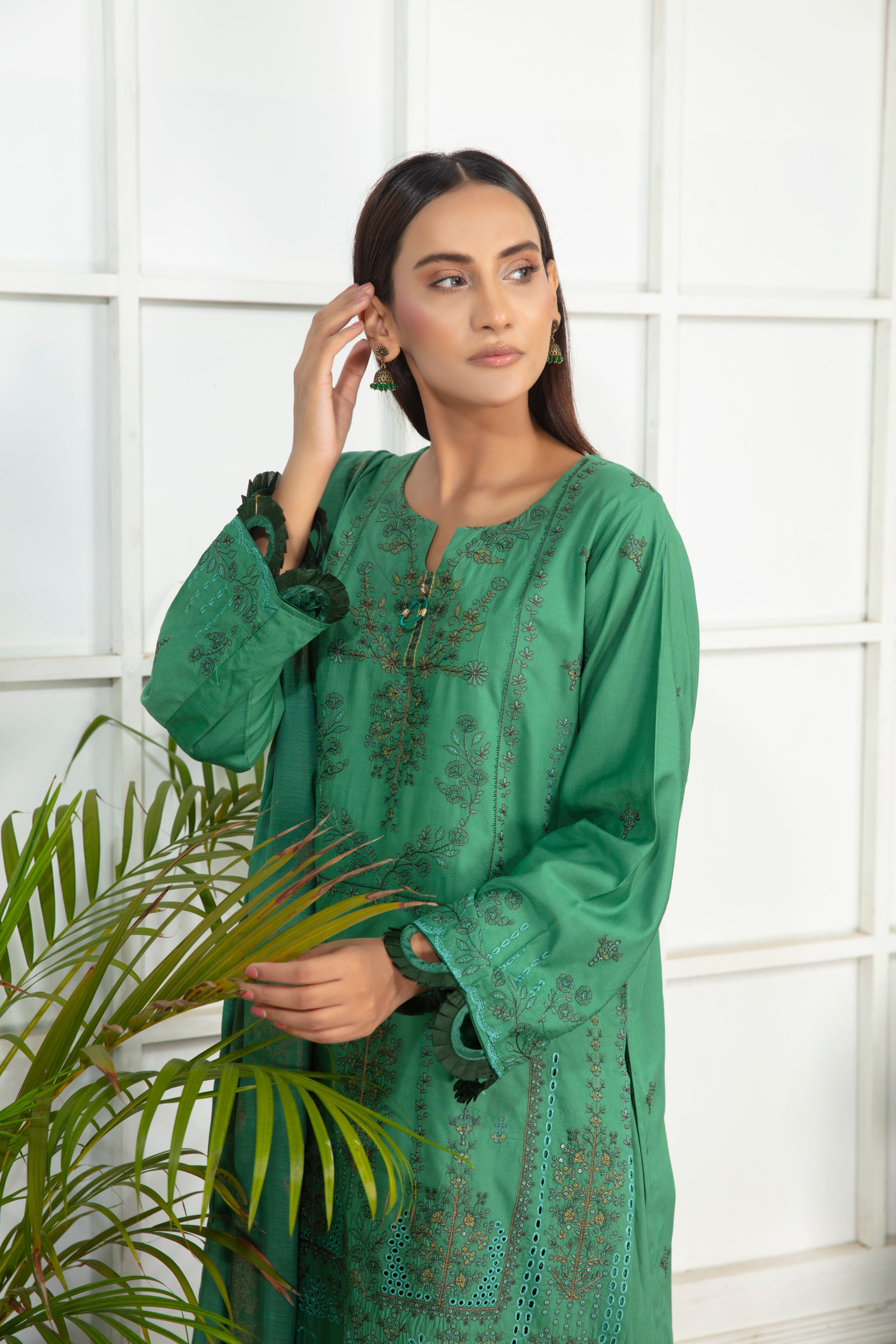 SASSI Viscose EMB Shirt & Dupatta Vol-2417
