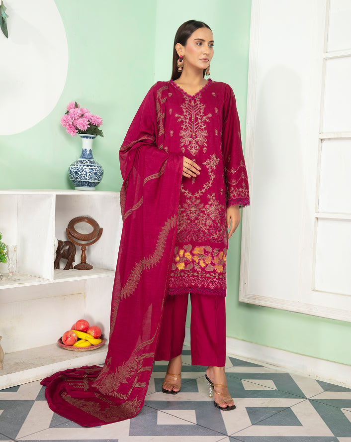 SASSI Viscose EMB Shirt & Dupatta Vol-2417