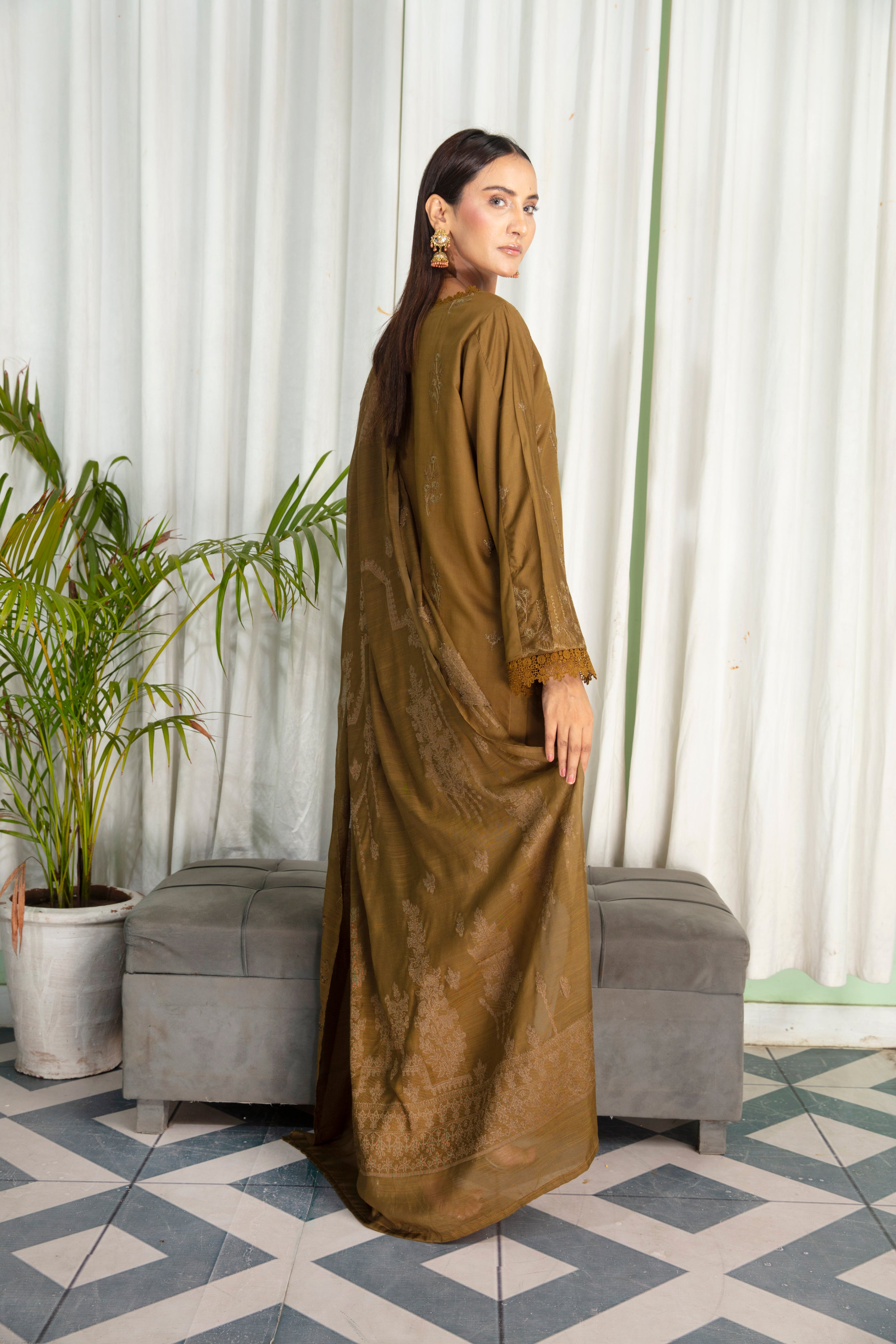 SASSI Viscose EMB Shirt & Dupatta Vol-2417