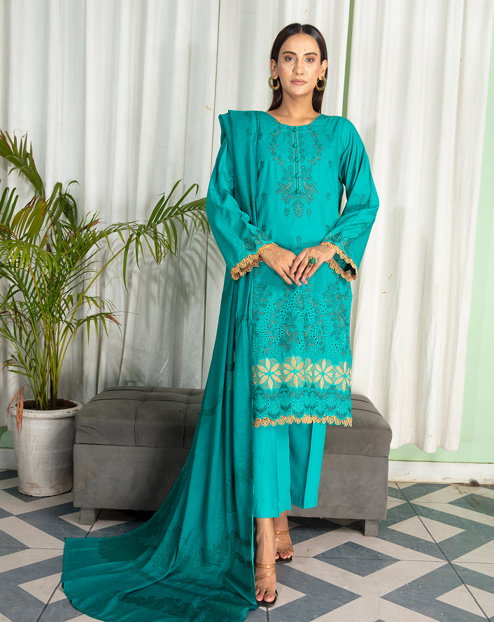 SASSI Viscose EMB Shirt & Dupatta Vol-2417