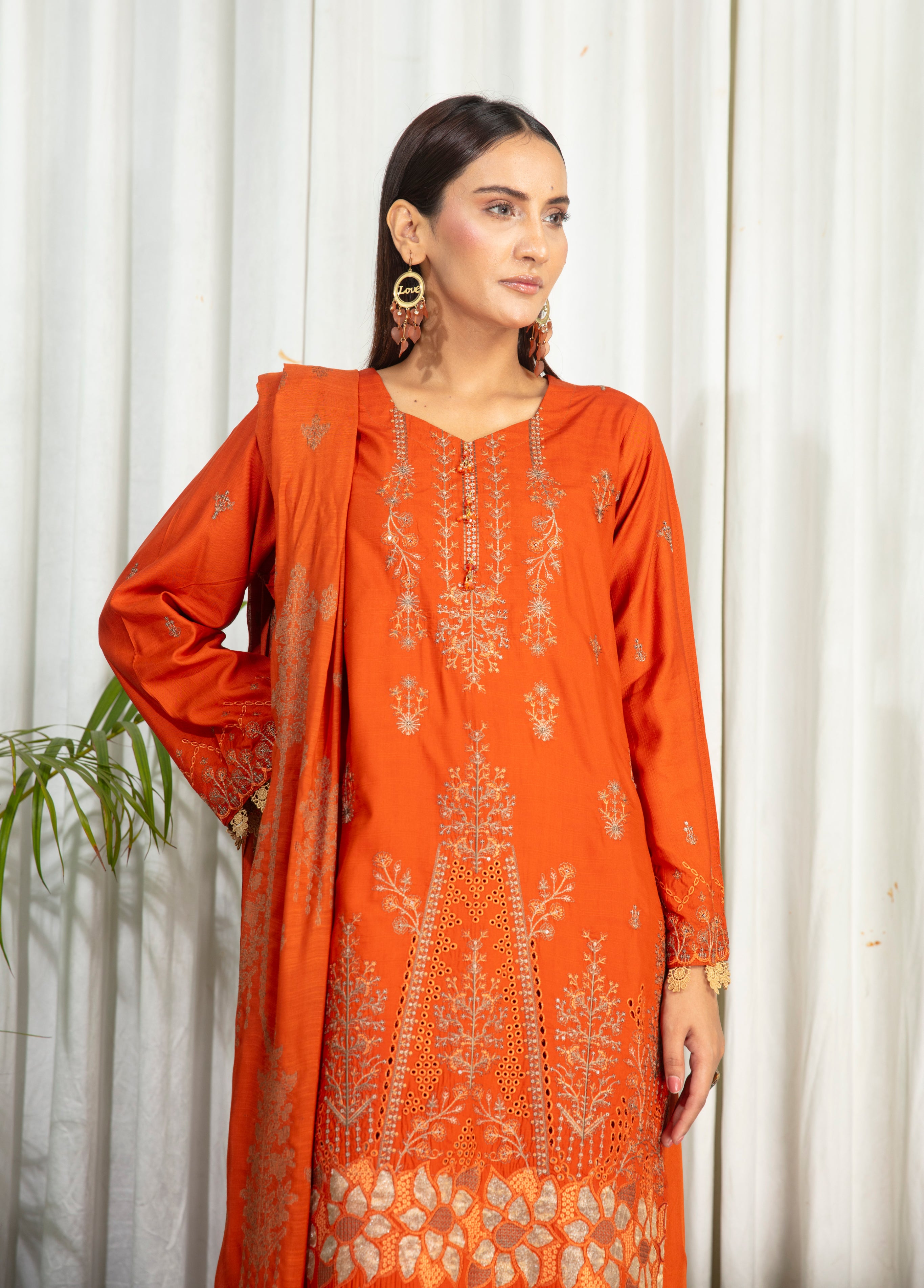 SASSI Viscose EMB Shirt & Dupatta Vol-2417