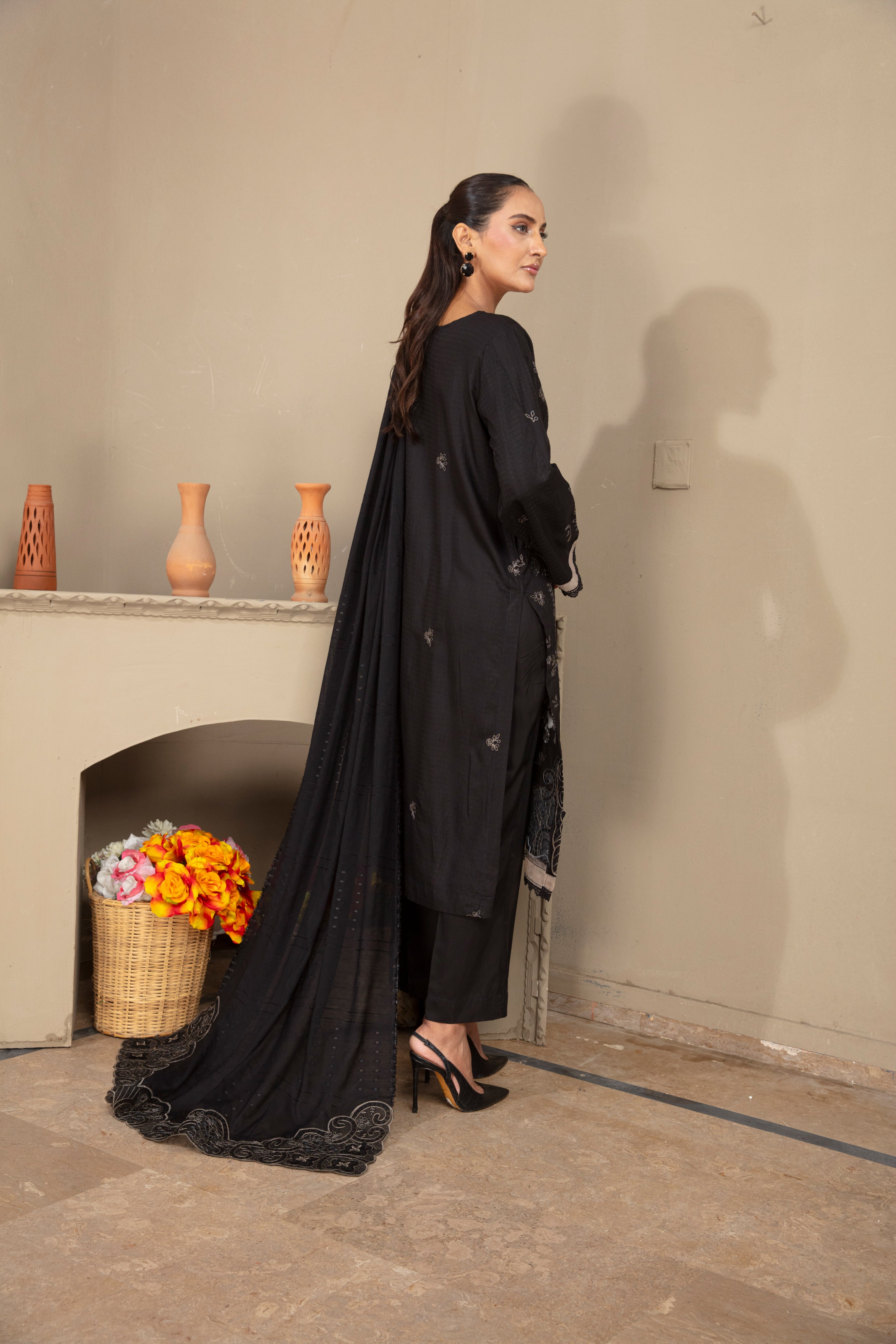 SASSI Viscose EMB Shirt & Dupatta Vol-2404