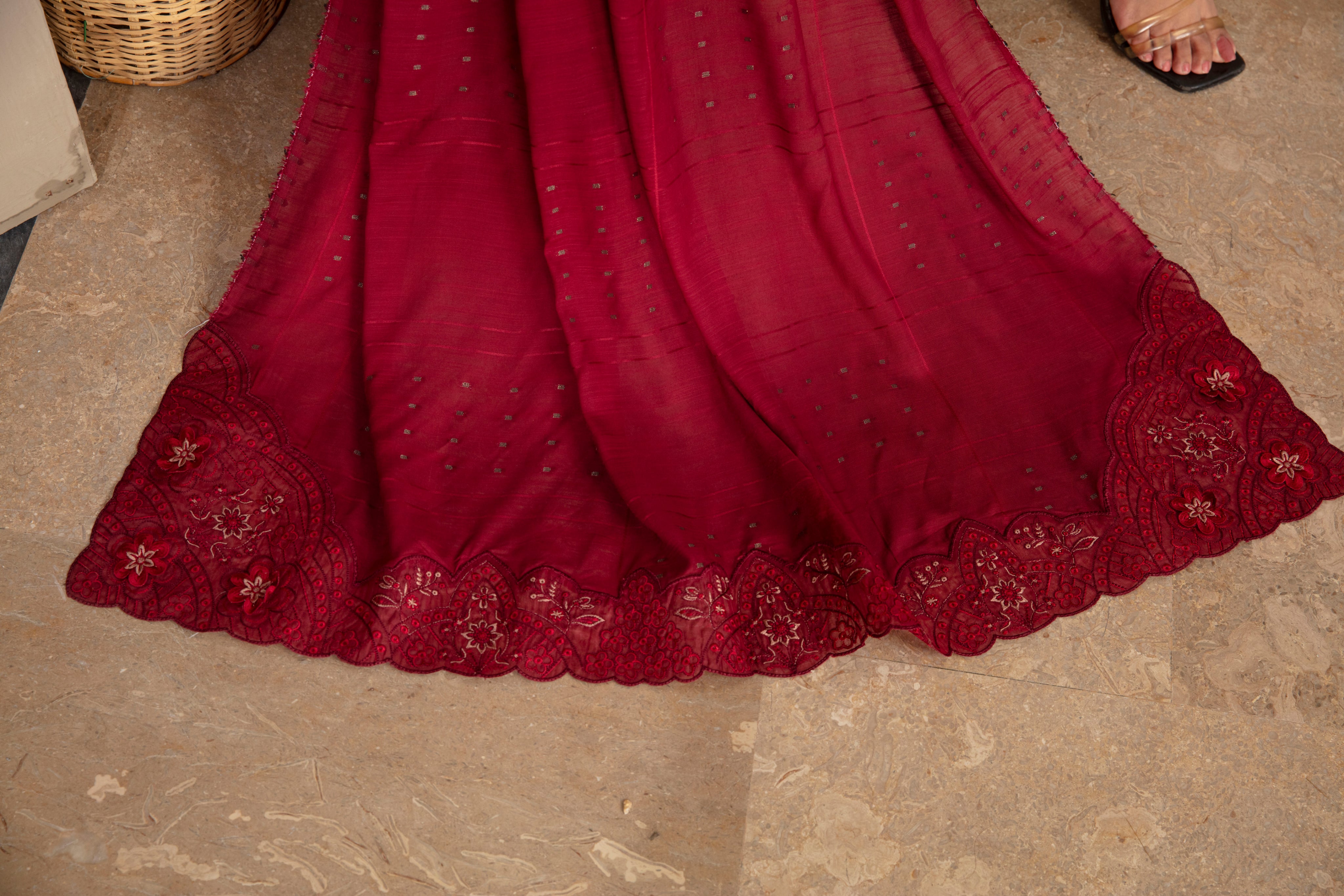 SASSI Viscose EMB Shirt & Dupatta Vol-2404