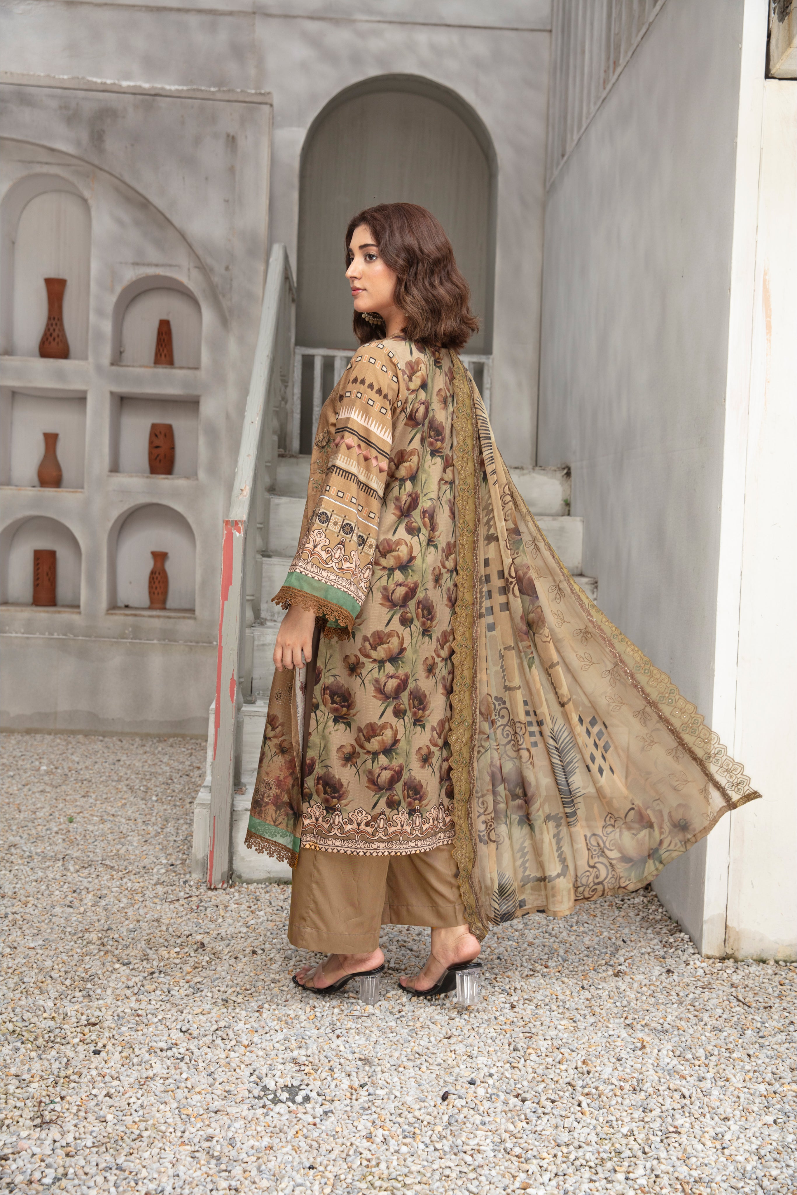 SASSI Viscose EMB Shirt & Dupatta Vol-2456