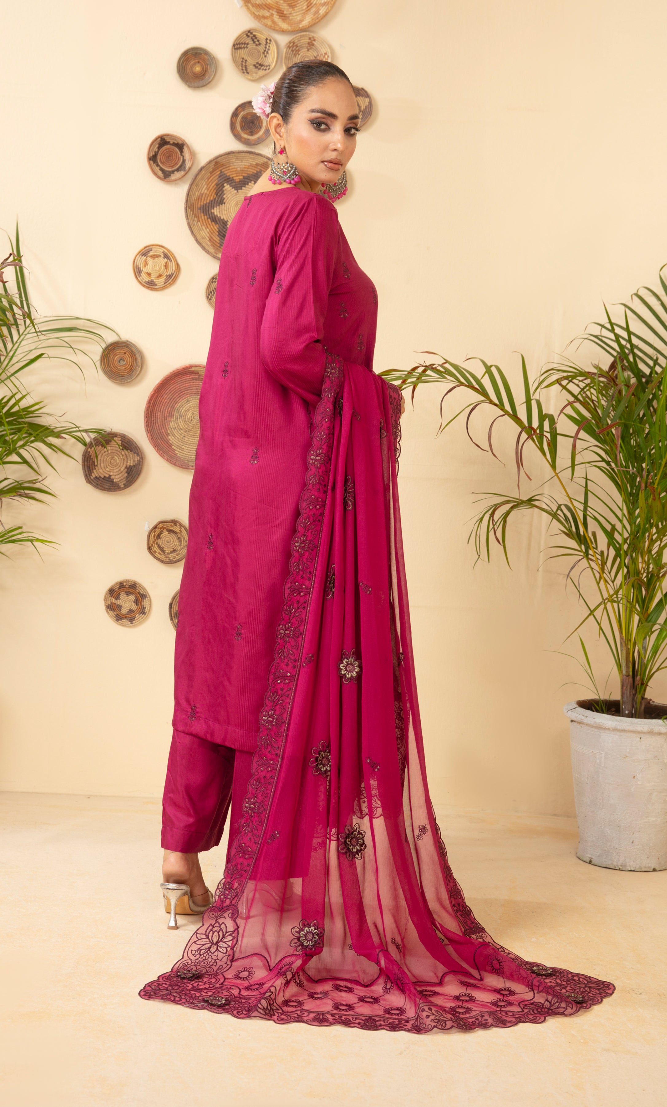SASSI Viscose EMB Shirt & Dupatta Vol-2402
