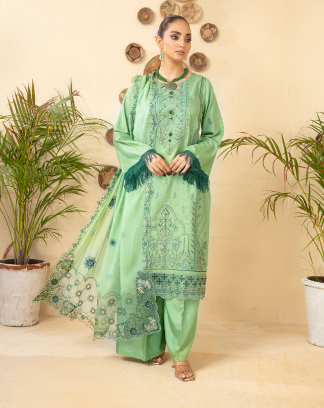 SASSI Viscose EMB Shirt & Dupatta Vol-2402