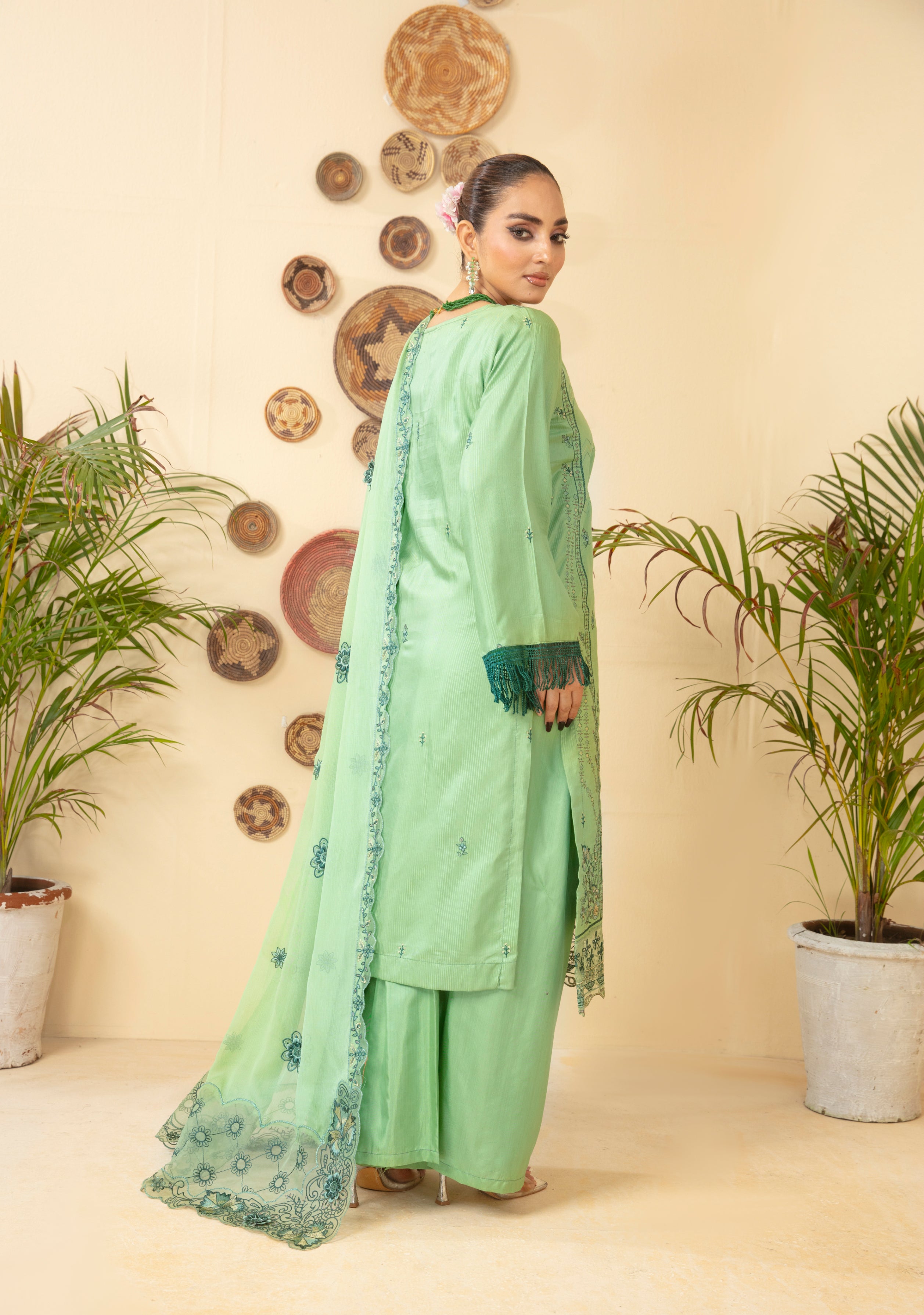 SASSI Viscose EMB Shirt & Dupatta Vol-2402