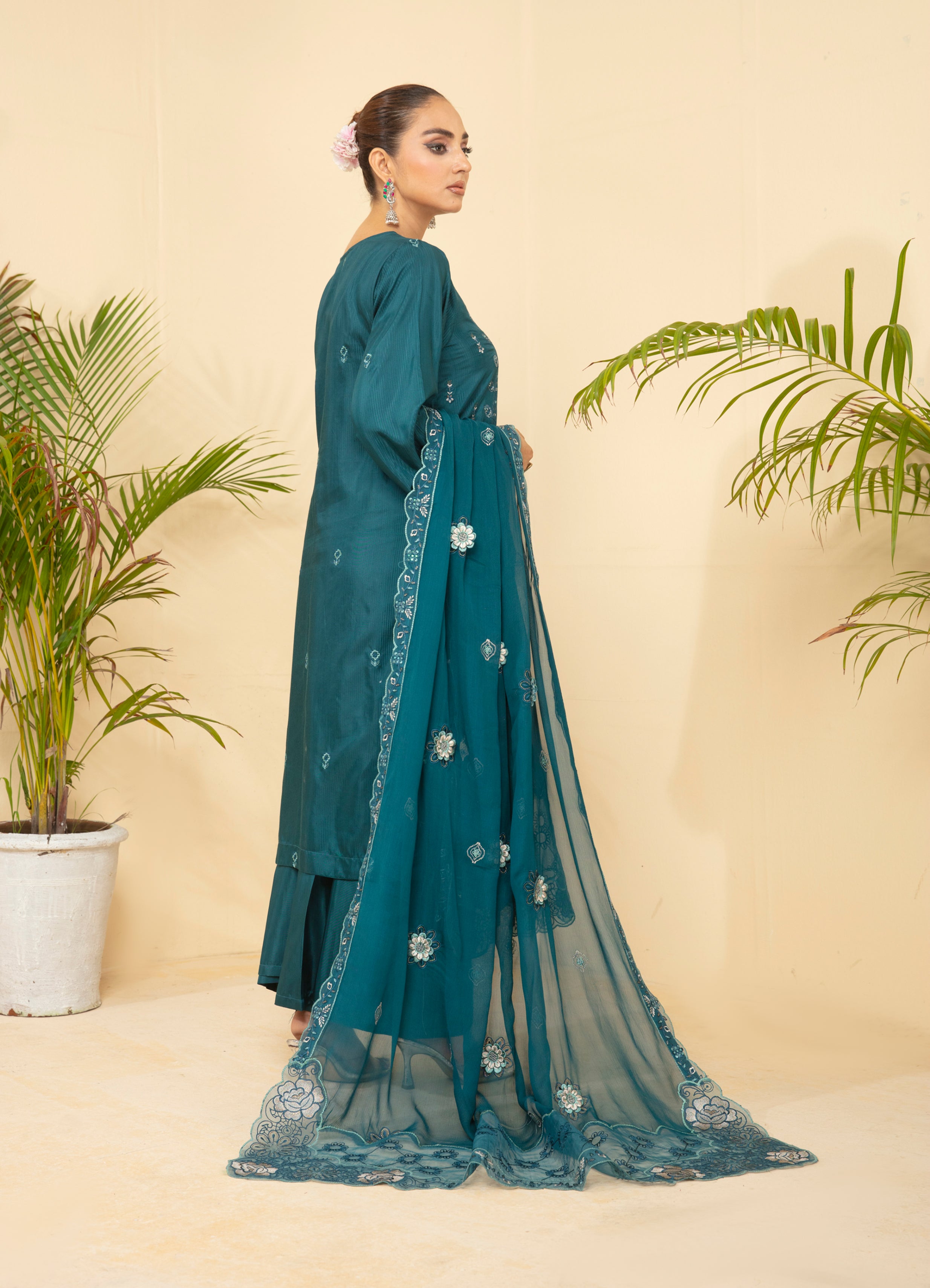 SASSI Viscose EMB Shirt & Dupatta Vol-2402