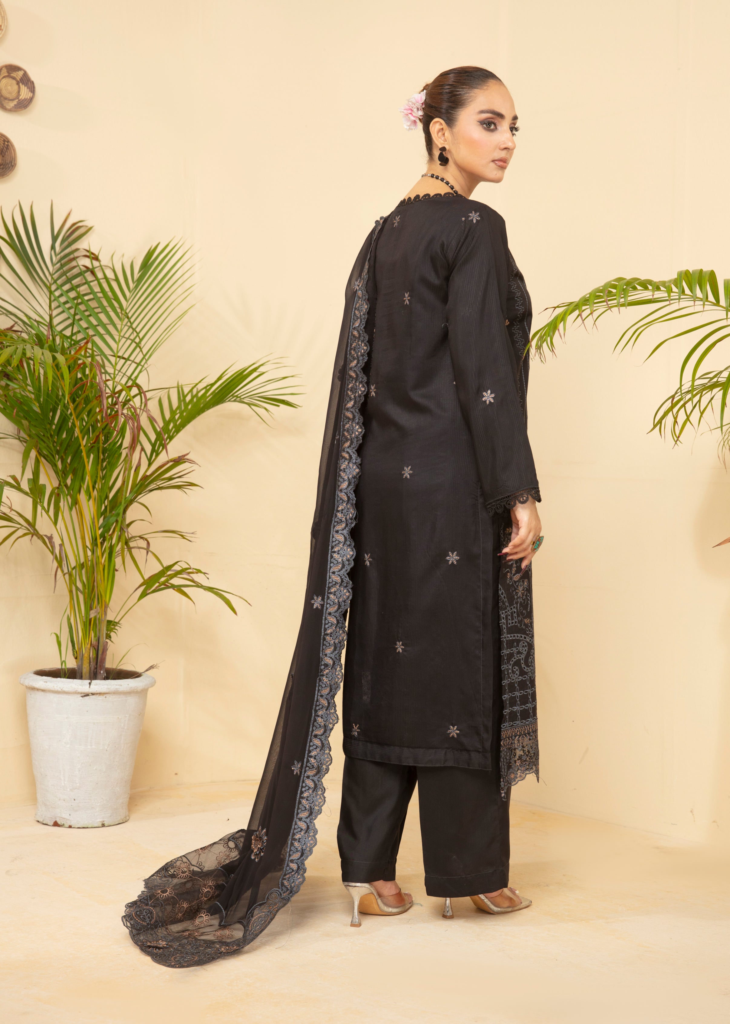 SASSI Viscose EMB Shirt & Dupatta Vol-2402
