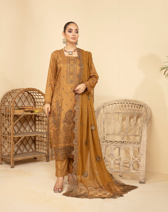 SASSI Viscose EMB Shirt & Dupatta Vol-2402