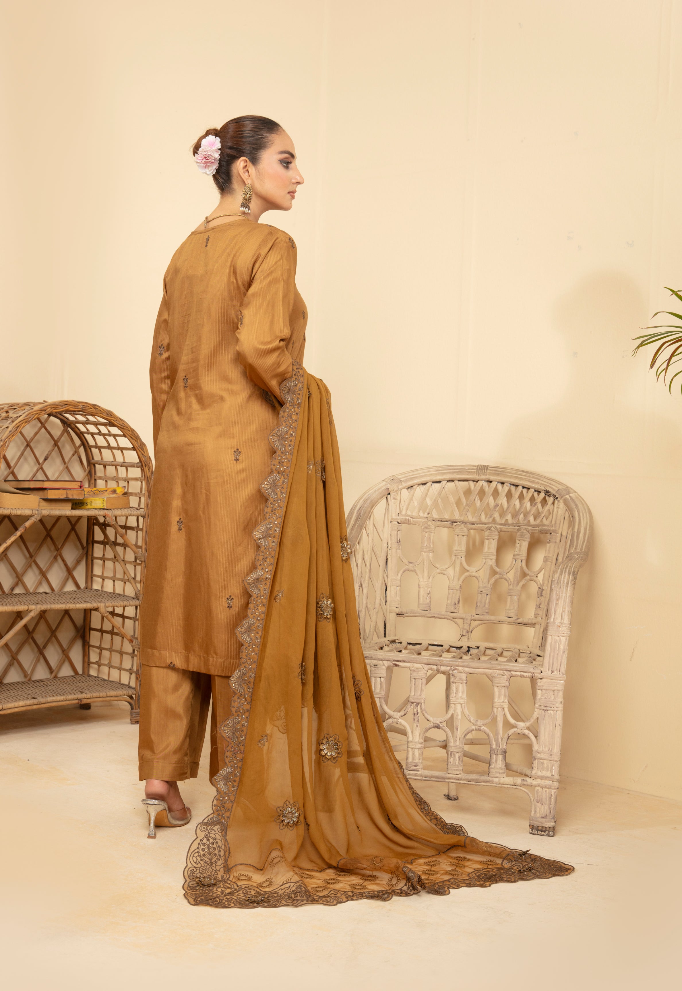 SASSI Viscose EMB Shirt & Dupatta Vol-2402