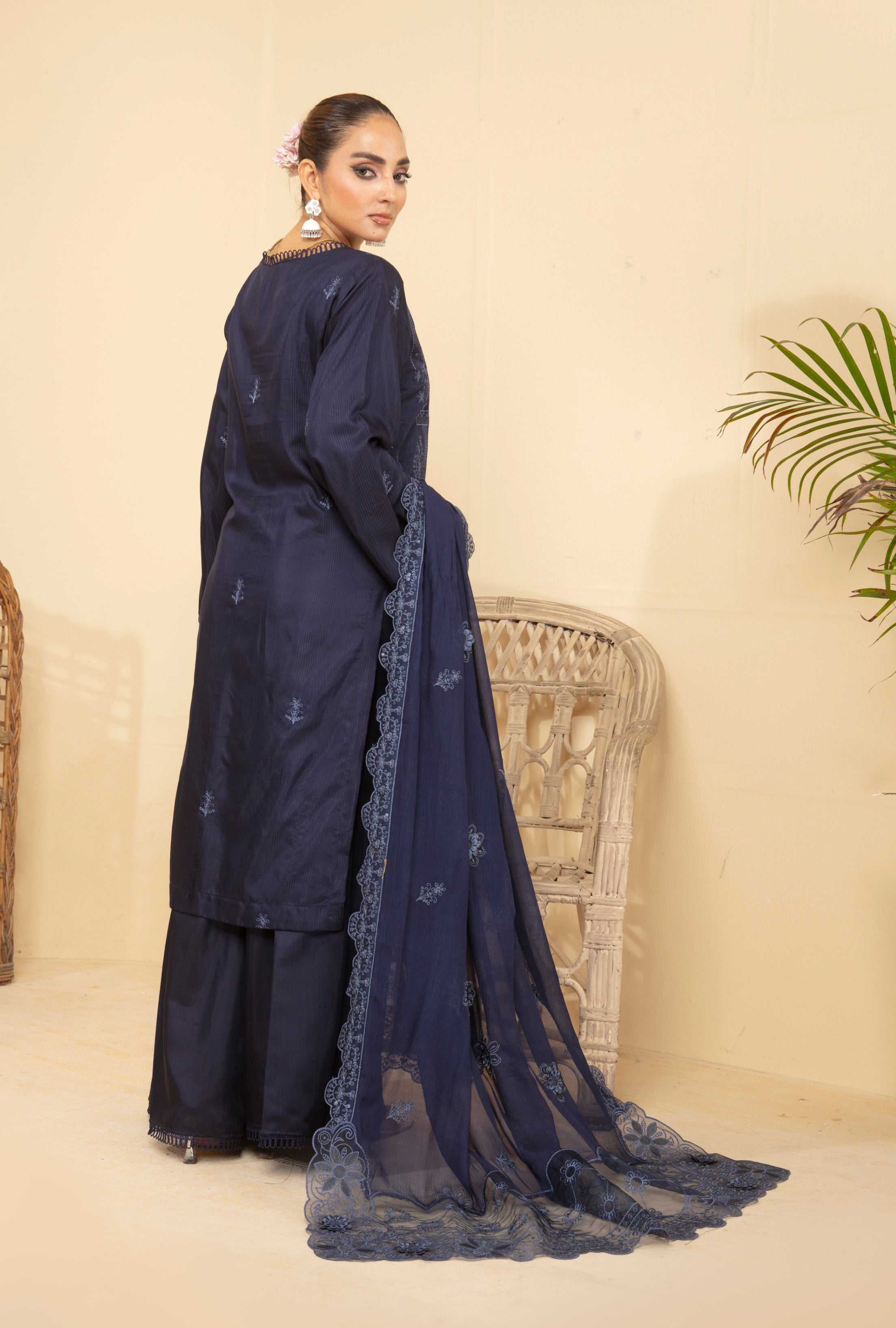 SASSI Viscose EMB Shirt & Dupatta Vol-2402