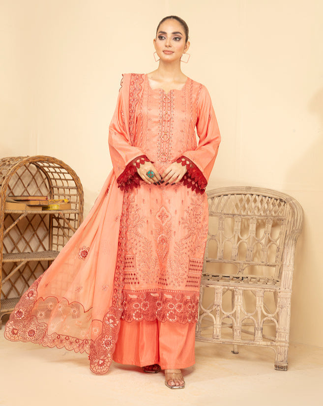SASSI Viscose EMB Shirt & Dupatta Vol-2402