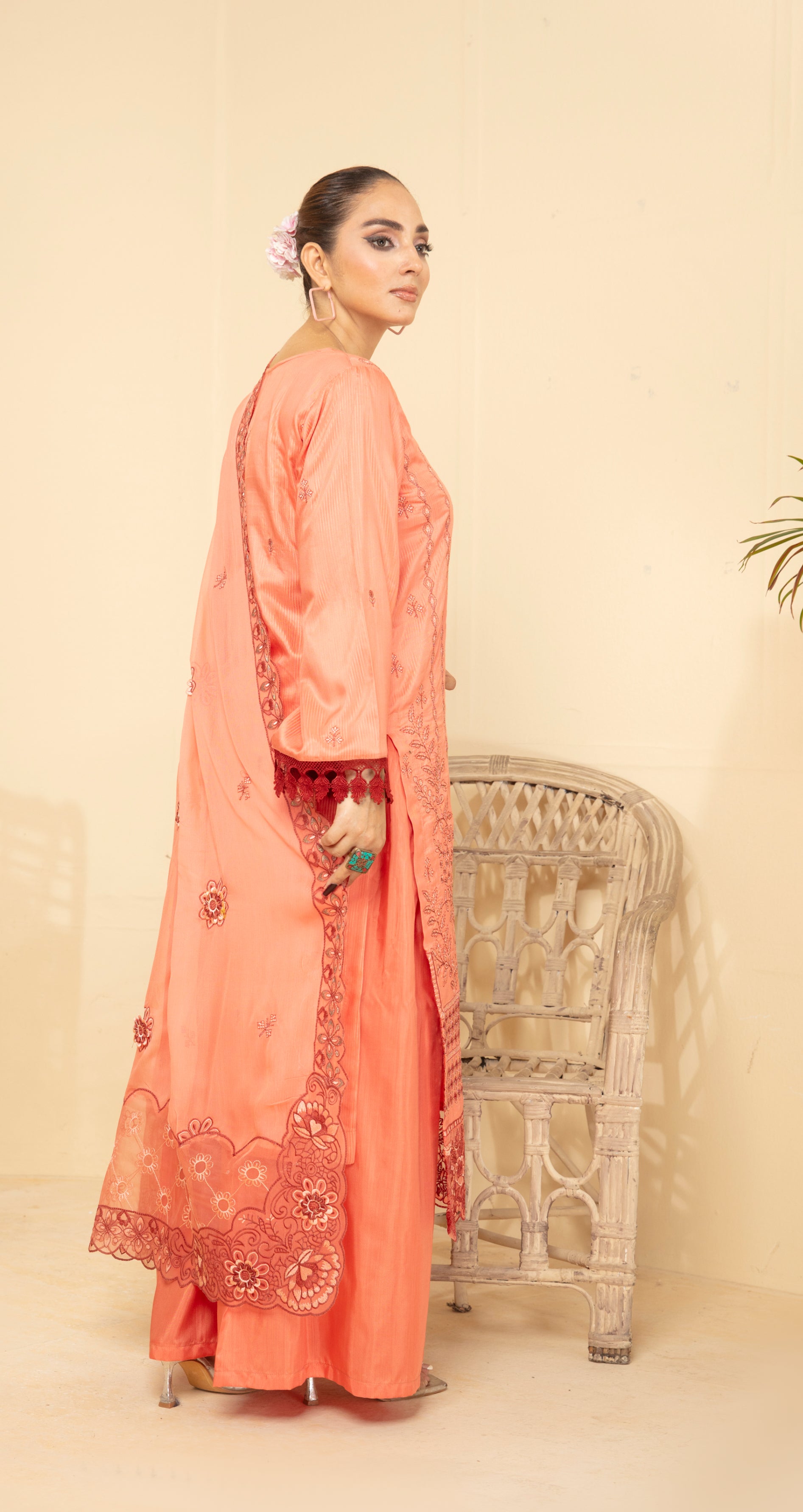 SASSI Viscose EMB Shirt & Dupatta Vol-2402