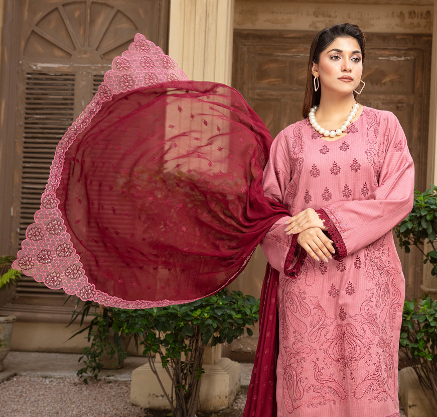 SASSI Viscose EMB Shirt & Dupatta Vol-2412