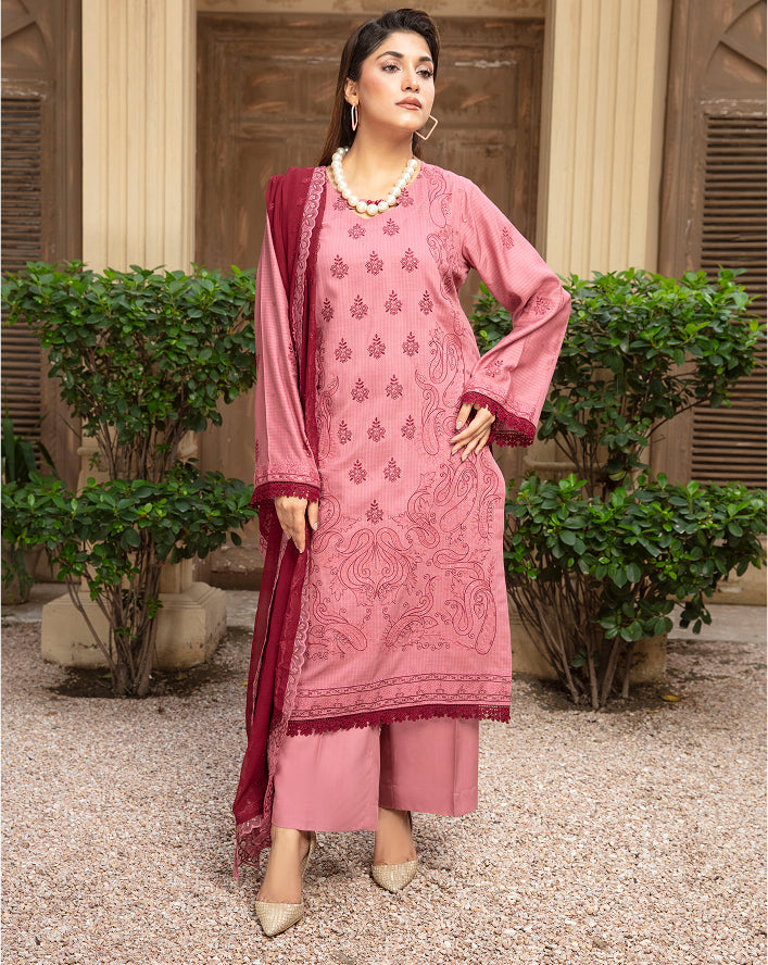 SASSI Viscose EMB Shirt & Dupatta Vol-2412