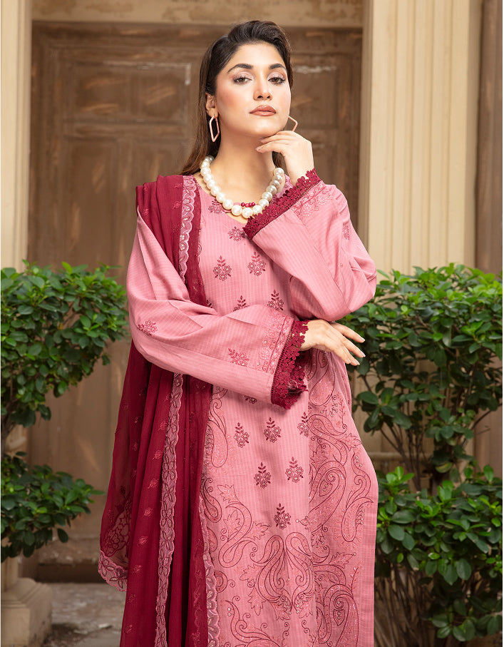 SASSI Viscose EMB Shirt & Dupatta Vol-2412